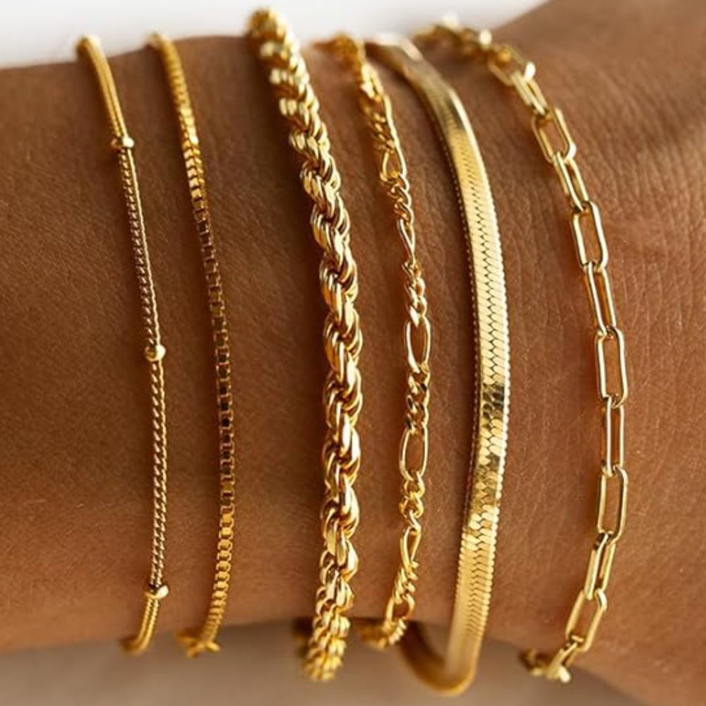 Isabella Classic Gold-Tone Bracelet Set